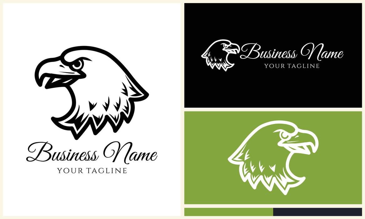 Eagle Cartoon Logo Vector Art, Icons, and Graphics for Free Download