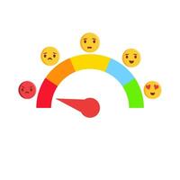 review spin emoji illustration vector