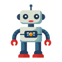 eben Karikatur Roboter Illustration, transparent Hintergrund png