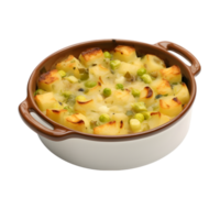 AI generated Bubble and Squeak food dish on transparent background PNG image