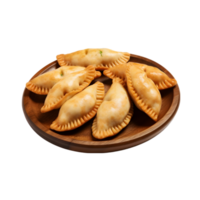 ai genererad empanadas mat maträtt på transparent bakgrund png bild