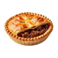 ai généré Viande tarte sur transparent Contexte png image