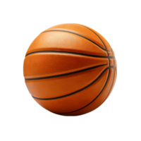 ai generado baloncesto en transparente antecedentes png imagen