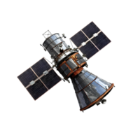 ai généré Satellite sur transparent Contexte png image