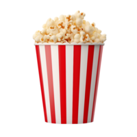 ai genererad popcorn låda på transparent bakgrund png bild