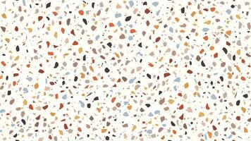 Terrazzo tile mosaic pattern, terazzo marble floor vector
