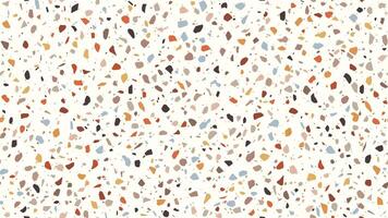 Terrazzo tile mosaic pattern, terazzo marble floor vector