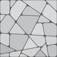 Granite blocks, pavement pattern for street vector