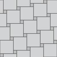 Pavement with grey cobblestone, pattern vector