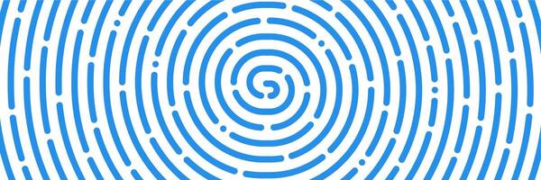 Finger print code banner or fingerprint pattern vector