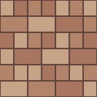 Brown slate road pavement pattern top view layout vector