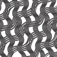 Seamless monochrome zigzag pattern design vector