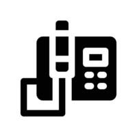 fax icon. vector glyph icon for your website, mobile, presentation, and logo design.