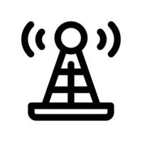 antenna icon. vector line icon for your website, mobile, presentation, and logo design.