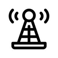 antenna icon. vector line icon for your website, mobile, presentation, and logo design.