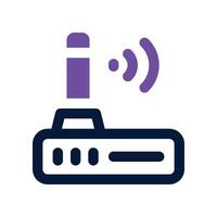 router icon. vector dual tone icon for your website, mobile, presentation, and logo design.