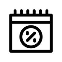 calendar icon. vector line icon for your website, mobile, presentation, and logo design.