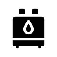 gas icon. vector glyph icon for your website, mobile, presentation, and logo design.