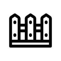 fence icon. vector line icon for your website, mobile, presentation, and logo design.