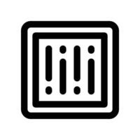 barcode icon. vector line icon for your website, mobile, presentation, and logo design.