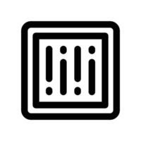 barcode icon. vector line icon for your website, mobile, presentation, and logo design.