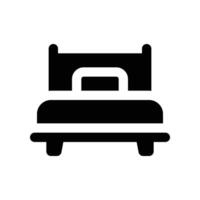 bed icon. vector glyph icon for your website, mobile, presentation, and logo design.