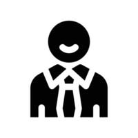 employee icon. vector glyph icon for your website, mobile, presentation, and logo design.