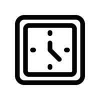 wall clock icon. vector line icon for your website, mobile, presentation, and logo design.