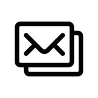 email icon. vector line icon for your website, mobile, presentation, and logo design.