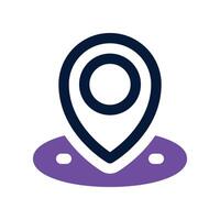 location icon. vector dual tone icon for your website, mobile, presentation, and logo design.