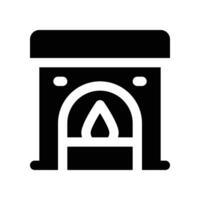 fireplace icon. vector glyph icon for your website, mobile, presentation, and logo design.