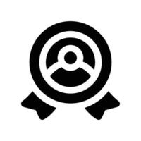 award user icon. vector glyph icon for your website, mobile, presentation, and logo design.