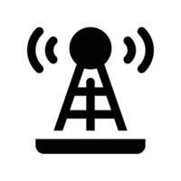 antenna icon. vector glyph icon for your website, mobile, presentation, and logo design.