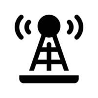 antenna icon. vector glyph icon for your website, mobile, presentation, and logo design.