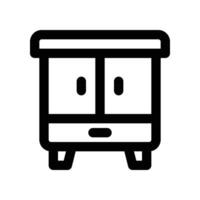 cabinet icon. vector line icon for your website, mobile, presentation, and logo design.