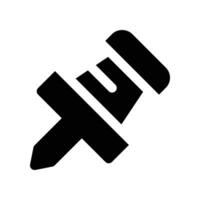 thumbtack icon. vector glyph icon for your website, mobile, presentation, and logo design.