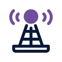 antenna icon. vector dual tone icon for your website, mobile, presentation, and logo design.