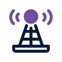 antenna icon. vector dual tone icon for your website, mobile, presentation, and logo design.