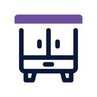 cabinet icon. vector dual tone icon for your website, mobile, presentation, and logo design.