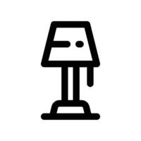 table lamp icon. vector line icon for your website, mobile, presentation, and logo design.