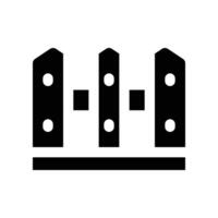 fence icon. vector glyph icon for your website, mobile, presentation, and logo design.