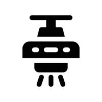 lamp icon. vector glyph icon for your website, mobile, presentation, and logo design.