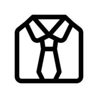 uniform icon. vector line icon for your website, mobile, presentation, and logo design.
