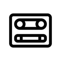 cassette icon. vector line icon for your website, mobile, presentation, and logo design.