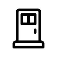 door icon. vector line icon for your website, mobile, presentation, and logo design.