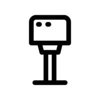 floor lamp icon. vector line icon for your website, mobile, presentation, and logo design.