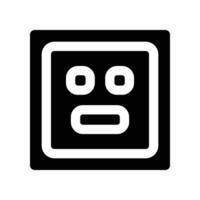 socket icon. vector glyph icon for your website, mobile, presentation, and logo design.