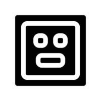 socket icon. vector glyph icon for your website, mobile, presentation, and logo design.