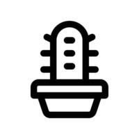 cactus icon. vector line icon for your website, mobile, presentation, and logo design.