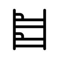 bunkbed icon. vector line icon for your website, mobile, presentation, and logo design.